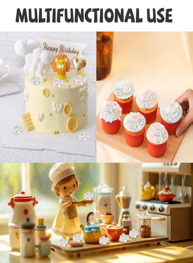 Sinbana 30pcs Mini Bubble Clusters, Tiny Fake Bubbles Miniature Dollhouse Accessories Bubble Decor for Dollhouse Bath Tub Jewelry - Image 5